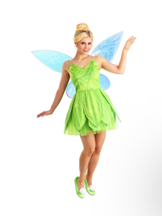 Disney Other - Disney Tinkerbell Green Fairy Costume with Iridescent Wings Small